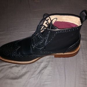 Aston Grey Erane wingtip men's dress boots size 10